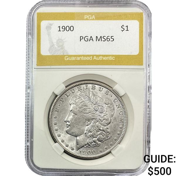 1900 Morgan Silver Dollar PGA MS65