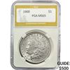 Image 1 : 1900 Morgan Silver Dollar PGA MS65