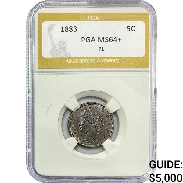 1883 Liberty Victory Nickel PGA MS64+ PL