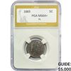 Image 1 : 1883 Liberty Victory Nickel PGA MS64+ PL