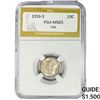 Image 1 : 1916-S Mercury Silver Dime PGA MS65 FSB