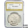 Image 1 : 1878-CC Morgan Silver Dollar PGA MS63+