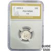 Image 1 : 1935-S Mercury Silver Dime PGA MS66 FSB