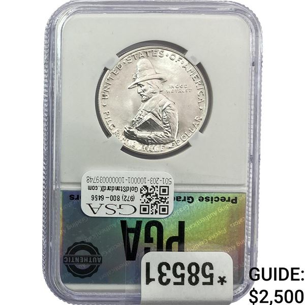 1920 Pilgrim Half Dollar PGA MS67