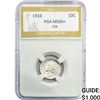 Image 1 : 1916 Mercury Silver Dime PGA MS66+ FSB