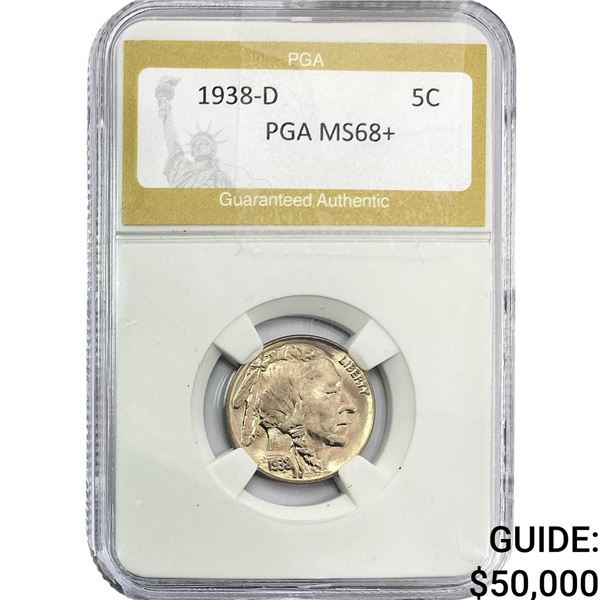 1938-D Buffalo Nickel PGA MS68+