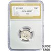 Image 1 : 1939-D Mercury Silver Dime PGA MS67 FSB