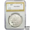 1887 Morgan Silver Dollar PGA MS65