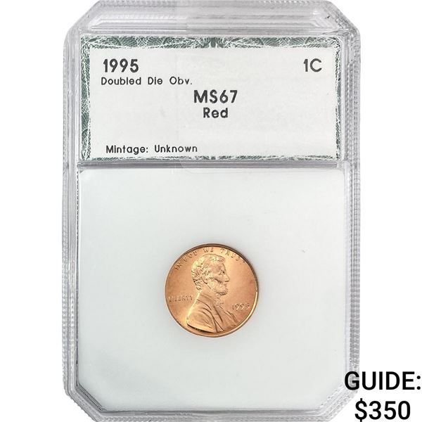 1995 Lincoln Memorial Cent PCI MS67 Red DDO