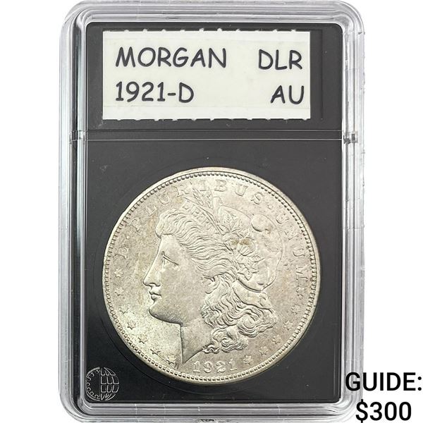 1921-D Morgan Silver Dollar AU