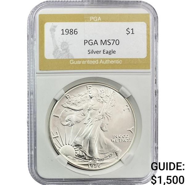 1986 Silver Eagle PGA MS70