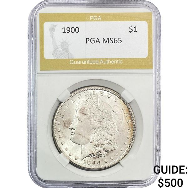 1900 Morgan Silver Dollar PGA MS65