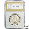 Image 1 : 1939 Walking Liberty Half Dollar PGA MS66