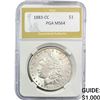 Image 1 : 1883-CC Morgan Silver Dollar PGA MS64