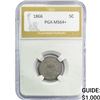 Image 1 : 1866 Shield Nickel PGA MS64+