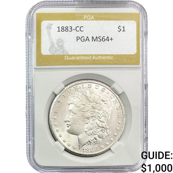 1883-CC Morgan Silver Dollar PGA MS64+