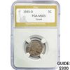 1935-D Buffalo Nickel PGA MS65 Toned