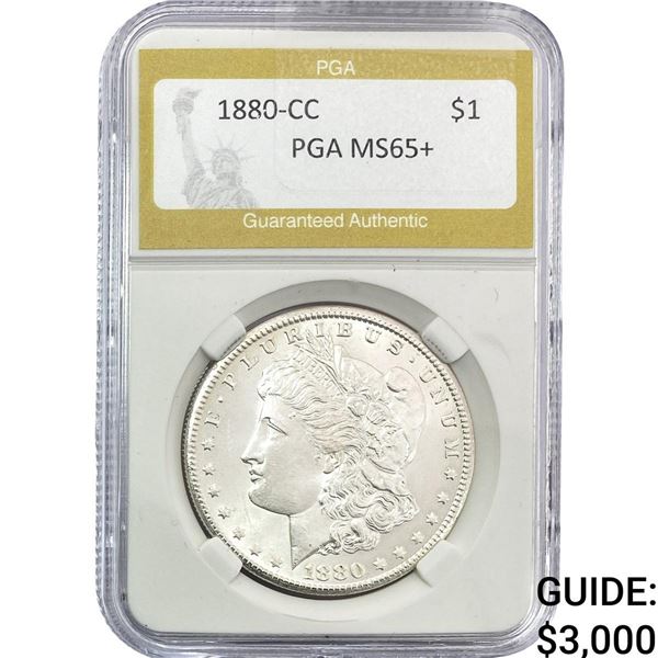 1880-CC Morgan Silver Dollar PGA MS65+