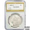 1885-O Morgan Silver Dollar PGA MS65