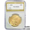 Image 1 : 1908 $20 Gold Double Eagle PGA MS64