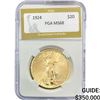 Image 1 : 1924 $20 Gold Double Eagle PGA MS68