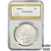 1880-S Morgan Silver Dollar PGA MS65+