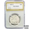 Image 1 : 1939-D Walking Liberty Half Dollar PGA MS65