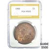 Image 1 : 1900 Morgan Silver Dollar PGA MS65