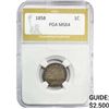 Image 1 : 1858 Flying Eagle Cent PGA MS64