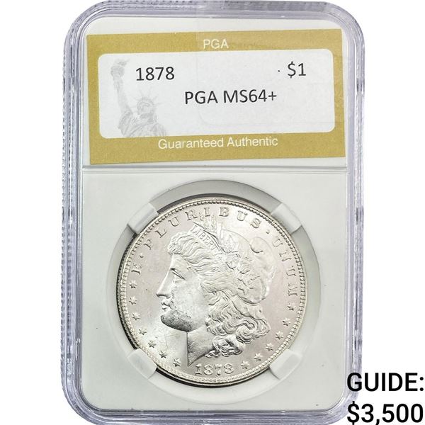 1878 Morgan Silver Dollar PGA MS64+