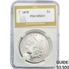 Image 1 : 1878 Morgan Silver Dollar PGA MS64+