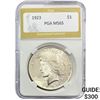 Image 1 : 1923 Silver Peace Dollar PGA MS65