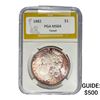 Image 1 : 1882 Morgan Silver Dollar PGA MS64 Toned