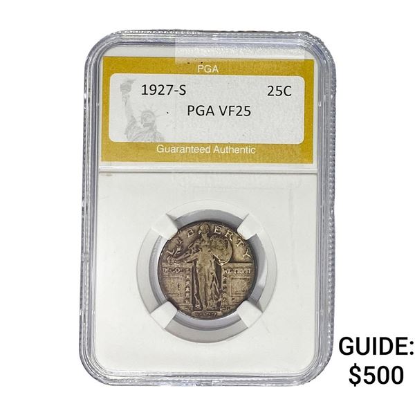 1927-S Standing Liberty Quarter PGA VF25