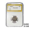 1869-S Seated Liberty Dime PGA AU55