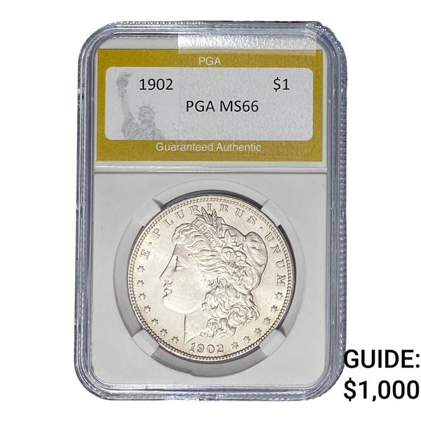 1902 Morgan Silver Dollar PGA MS66