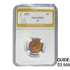 1872 Indian Head Cent PGA MS64 RB