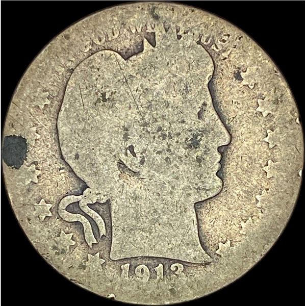 1913-D Barber Quarter NICELY CIRCULATED