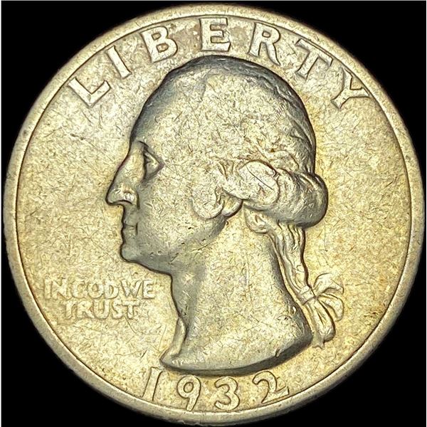 1932-S Silver Washington Quarter LIGHTLY CIRCULATED