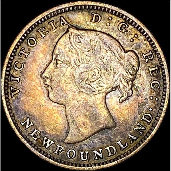 Newfoundland Silver 5 Cent Love Token 'BABE'