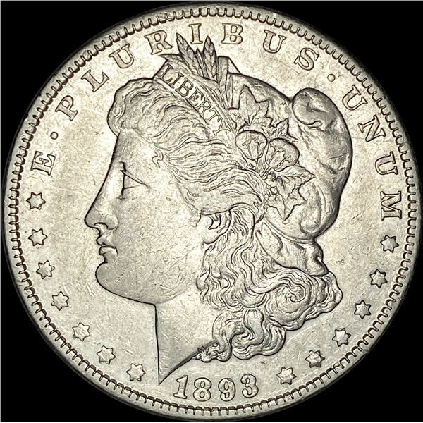 1893 Silver Morgan Dollar NEARLY UNCIRCULATED