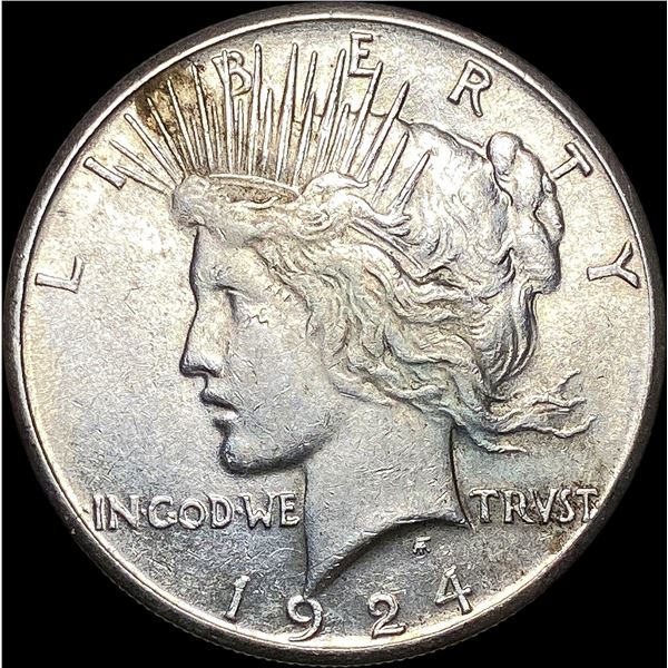 1924-S Silver Peace Dollar NICELY CIRCULATED