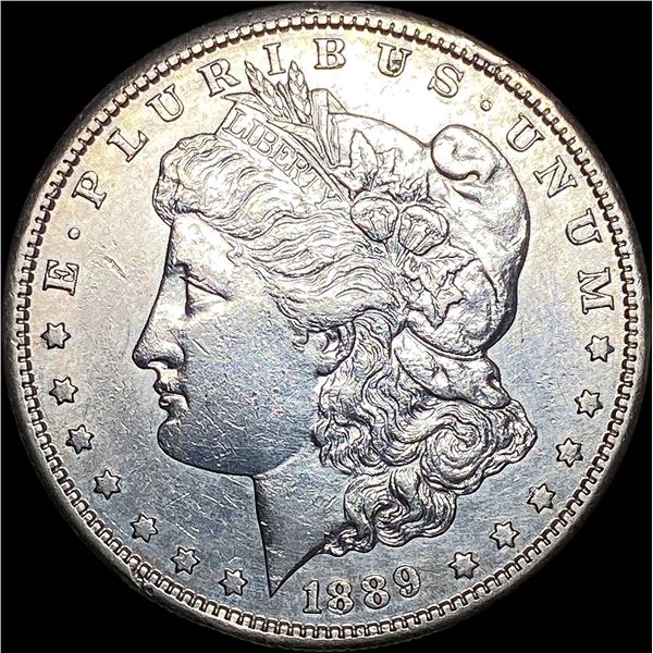 1889-S Silver Morgan Dollar CLOSE UNC