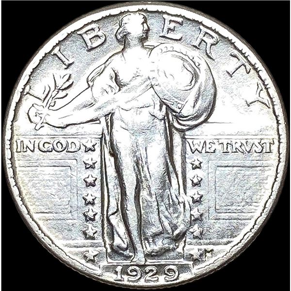1929 Standing Liberty Silver Quarter CLOSELY UNCIRCULATED