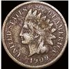 Image 1 : 1909-S Indian Head Cent NICELY CIRCULATED