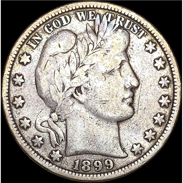 1899 Barber Half Dollar NEARLY UNCIRCULATED
