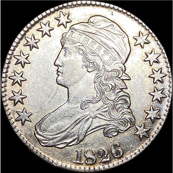 1826 Capped Bust Half Dollar CLOSELY UNCIRCULATED
