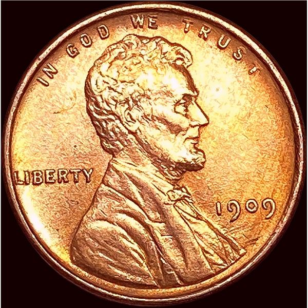 1909 VDB Lincoln Wheat Cent UNC