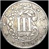 Image 2 : 1855 Silver Three-Cent Piece CLOSELY UNCIRCULATED
