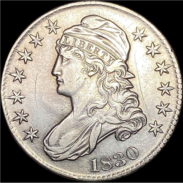 1830 Capped Bust Half Dollar CLOSELY UNCIRCULATED
